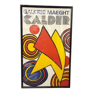 Alexander Calder, "Galerie Maeght", Lithograph Poster Circa 1970 For Sale