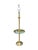Vintage Stiffel Brass Lotus Style Floor Lamp With Glass Table For Sale - Image 11 of 11