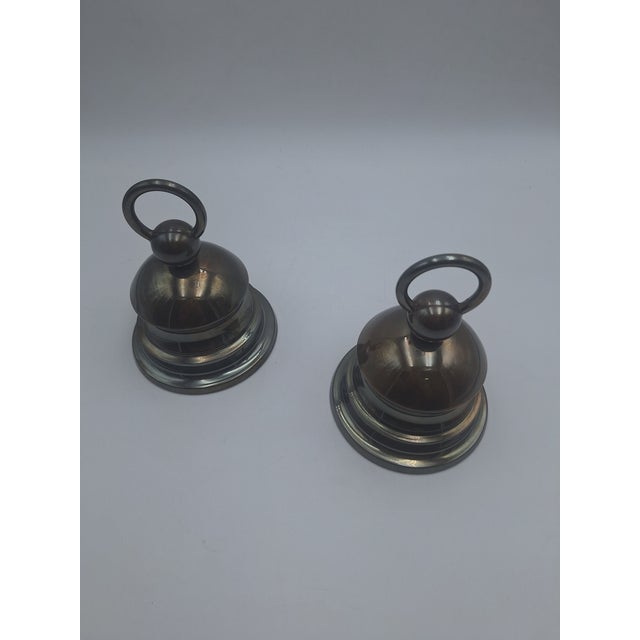 Azucena Mid-Century Modern Brass Doorstop by Luigi Caccia Dominioni for Azucena, 1950s For Sale - Image 4 of 11