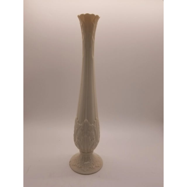 Lenox Vintage Lenox Woodland Collection Porcelain Bud Vase For Sale - Image 4 of 4