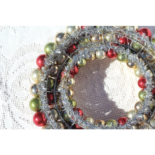 Vintage Style Christmas Wreath For Sale - Image 6 of 9
