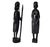 African Sculptures in Heavy Hardwood, Set of 2 For Sale - Image 15 of 15