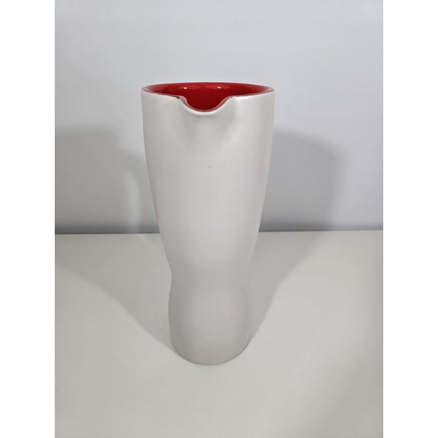 Pol Chambost Model 1059 Pitcher and Ceramic Cups by Pol Chambost, 1950, Set of 13 For Sale - Image 4 of 13
