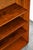 Brown Vintage Bookshelf Compact Solid Wood Adjustable Shelf For Sale - Image 8 of 11