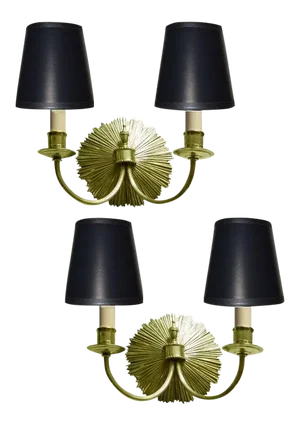 Maison Charles Petit Soleil Sconces - a Pair