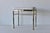 George Koch Style Faux Bamboo Brass Rectangular Padded White Vinyl Seat Vanity Stool Bench Vintage Hollywood Regency For Sale In Miami - Image 6 of 17