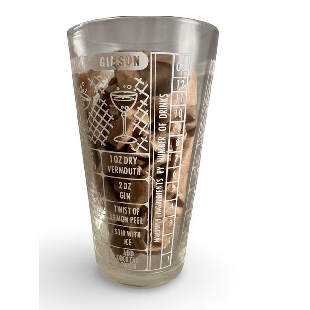 American Vintage Bartenders Glasses - a Pair For Sale - Image 3 of 6