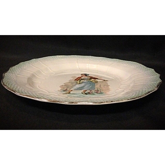 Antique "Hamage Nord" Faience Plate - 20th Century For Sale In New York - Image 6 of 6
