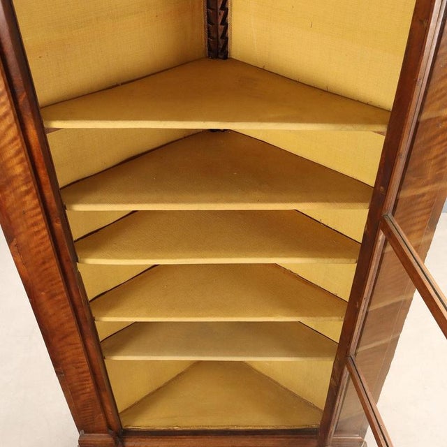 Baroque Walnut Corner Cabinet For Sale - Image 4 of 12