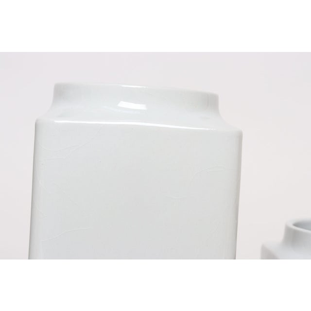 Set of Three Finnish Modern Ceramic Canisters by Richard Lindh for Arabia For Sale - Image 9 of 18