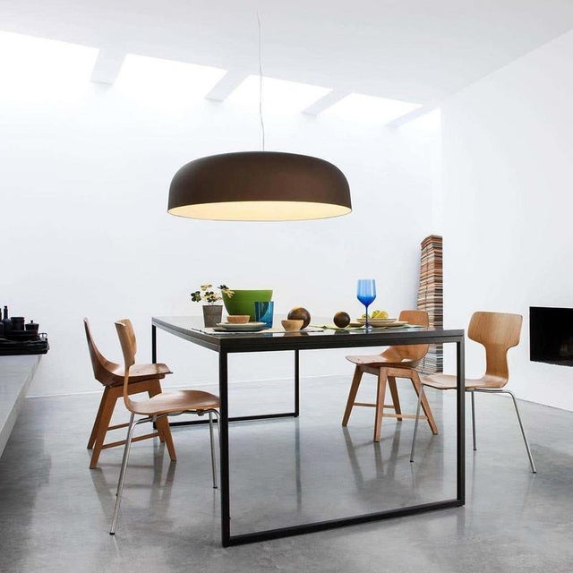 Not Yet Made - Made To Order Suspension Lamp Canopy 422 Bronze and White by Francesco Rota for Oluce For Sale - Image 5 of 6