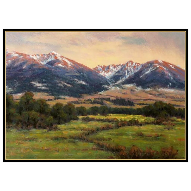 Contemporary Late 20th Century Yellowstone Valley, Paul Waldum For Sale - Image 3 of 5