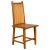 Vintage Rustic Javanese Wooden Side Chair with Slatted Bamboo Back & Seat For Sale - Image 13 of 13