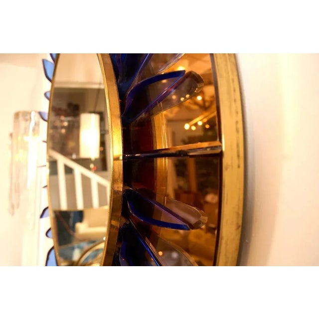 1950s Petal Form Wall Mirror, 1950s For Sale - Image 5 of 7