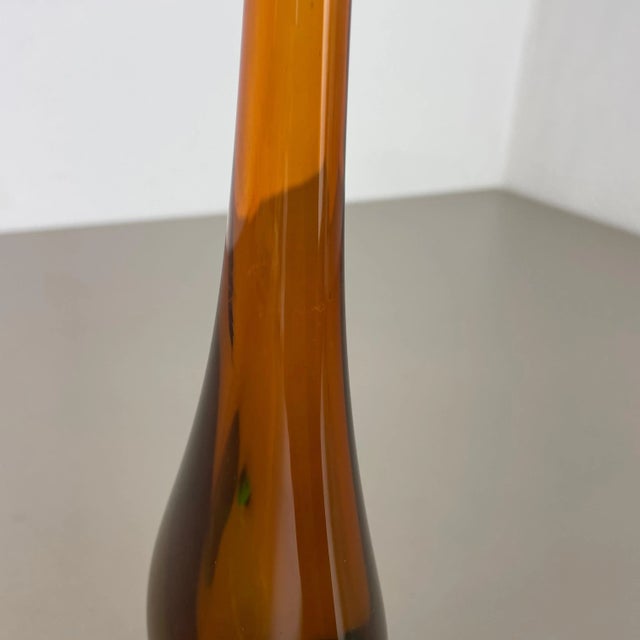 Ceramic Large Murano Glass Sommerso Single-Stem Vase from Flavio Poli, Italy, 160s For Sale - Image 7 of 18