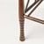 Brown Vintage Egyptian Revival Turned Wood Low Stool For Sale - Image 8 of 12