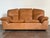 Vintage 1970s Italian Leather Loveseat Attributed to Ammannati & Vitelli For Sale - Image 4 of 12