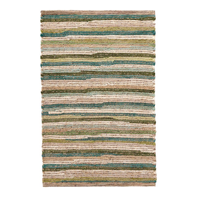 Dash & Albert by Annie Selke Francisco Woven Cotton Rug, 7' 6" x 9' 6" For Sale