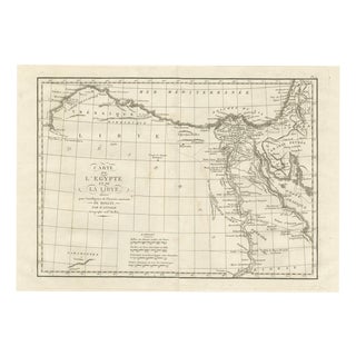 Ancient Egypt and Libya with the Mouths of the Nile Map, 1818 For Sale