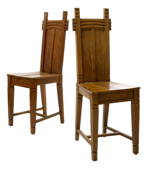 Austrian Liberty Chairs, 1890s, Set of 2