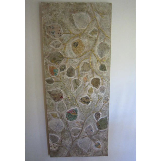 Leaves of Grass, New York Mosaic hand printed maxi main image 0