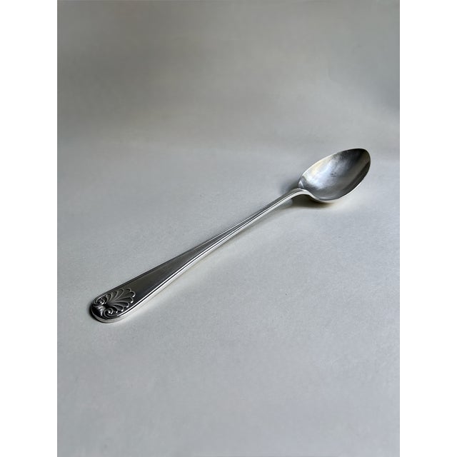 Eisenberg Lozano 1960s Sheffield, England for Eisenberg-Lozano Silver Plate Buffet Spoon For Sale - Image 4 of 18