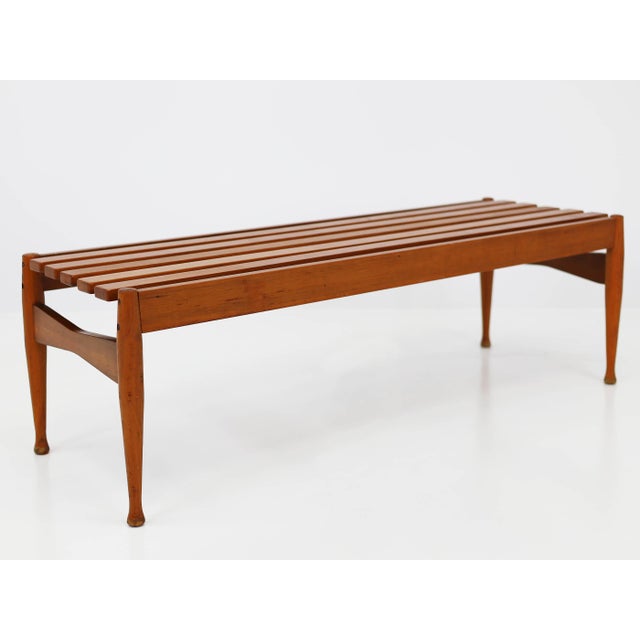 1960s Italian Benches from Fratelli Reguitti, Italy, 1960s, Set of 2 For Sale - Image 5 of 7