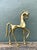 Vintage MCM Polished Brass Etruscan Horse For Sale - Image 11 of 12