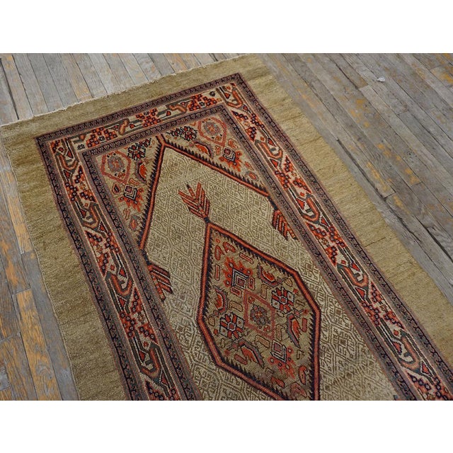 Early 20th Century Persian Camel Hair Serab Carpet For Sale - Image 4 of 9