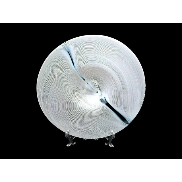 Blue Murano Glass Centerpiece from VeArt, 1980s For Sale - Image 8 of 10