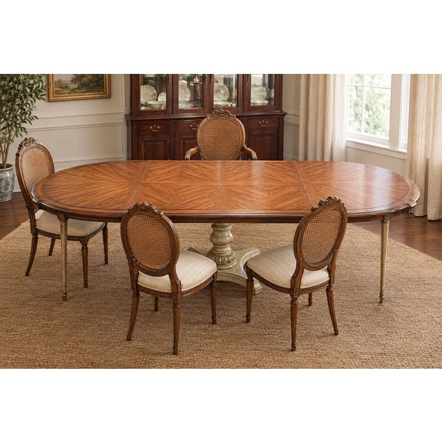 ​Vintage Raymond Sobota for Century Furniture Chandelette Oak Starburst Dining Set, 1969–1971 For Sale - Image 16 of 17