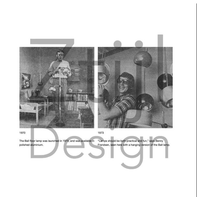 Ball Model 1300 Floor Lamp by Benny Frandsen, 1970s For Sale - Image 10 of 12