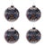 Contemporary Glass Ball Ornament Set of 4  5" For Sale - Image 3 of 3
