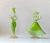 Mid-Century Modern Vintage Kelly Green Venetian Murano Glass Dancers by Franco Toffolo, 1960s, Set of 2 For Sale - Image 3 of 17