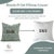 Not Yet Made - Made To Order Fabdivine Artisan Block Print Throw Pillow Cover 20x20 Inch Viscose Linen-Nayaab For Sale - Image 5 of 5