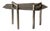 Ondulae Coffee Table in Stainless Steel by Metalmorphosis Studio For Sale