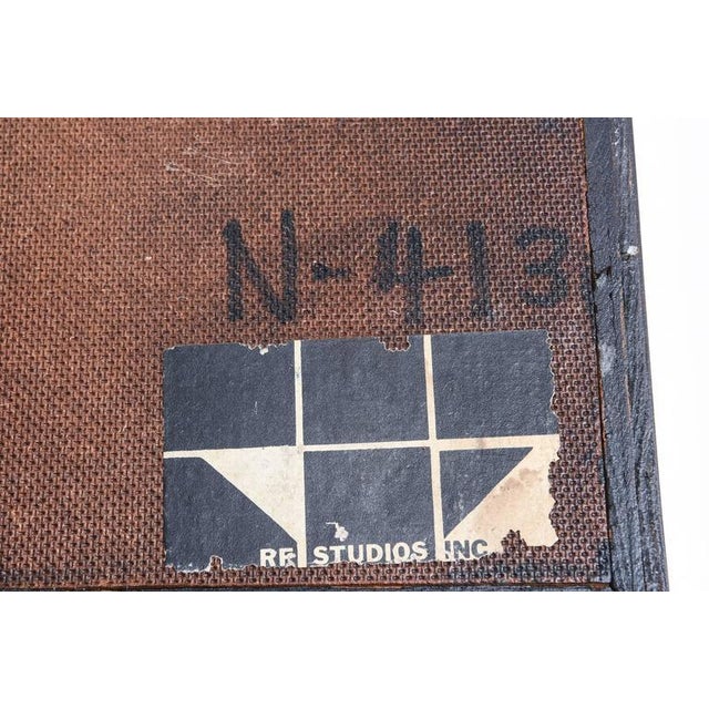 Wood Signed Vintage Ron Fritts Pop Art Wall Shadow Box Sculpture 1960's For Sale - Image 7 of 8