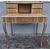 1950's Vintage French Provincial Ladies Writing Desk. Elegant with Gold finish. 5 drawers with brass pulls.