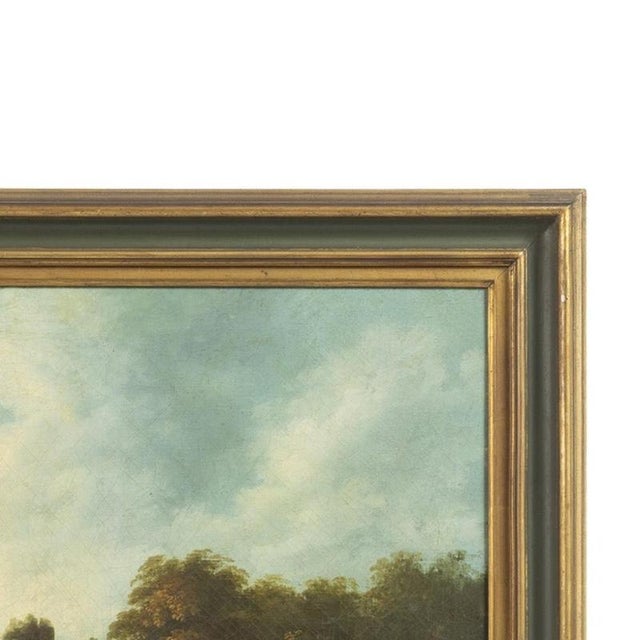 European School Artist, Landscape, 19th Century, Oil on Canvas For Sale - Image 4 of 6