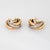 Stylish Cartier Trinity earrings crafted in 18k yellow, rose & white gold (circa 1990s). The classic Trinity earrings are...