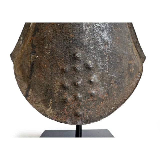 Early 19th Century Antique Nigerian Iron Gong Bell African Currency For Sale - Image 5 of 6