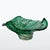Decorative bowl made of hand-shaped green blown glass. Crafted using traditional Czech glassmaking techniques from the...