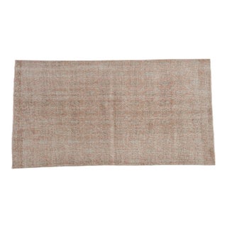 Vintage Distressed Sparta Rug Runner - 3'8" X 6'10" For Sale