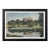 Vintage Oil Painting of Windsor Castle with Swans in the Lake by British Artist 1982 For Sale