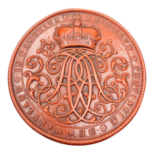 Replica, Antique Wax Seal American War of Provence of Maryland, Independence 18th C.