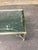 Vintage Maison Jansen Style Steel and Brass Glass Top Coffee Table For Sale - Image 4 of 9
