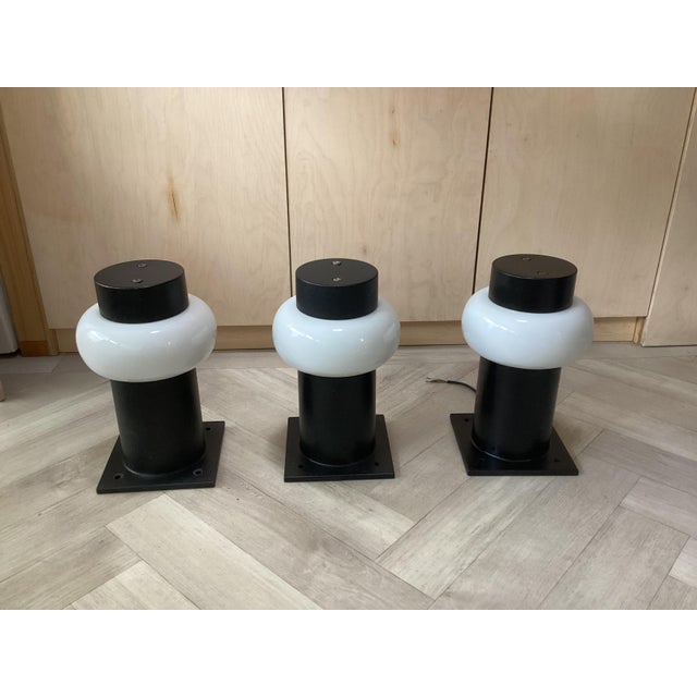 Mid-Century Modern Garden Lamps from Raak Amsterdam, 1970s, Set of 3 For Sale - Image 3 of 6