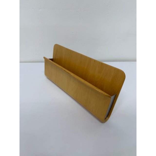 1990s Michael Graves Modern Bentwood Desk Accessory Organizer Set For Sale - Image 5 of 15