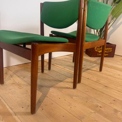 Vintage Teak Chairs by Finn Juhl, 1960s, Set of 6 For Sale - Image 4 of 9