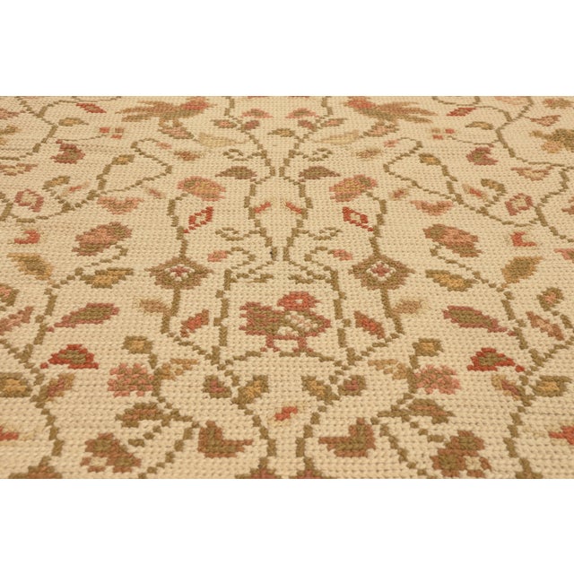 Early 20th Century Antique Portuguese Needlepoint Arraiolos Rug, 07'11 X 11'02 For Sale - Image 5 of 10